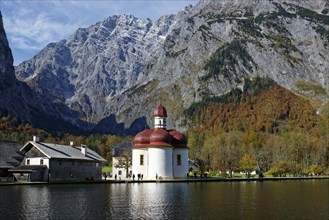 Pilgrimage church St. Bartholoma on the Konigssee lake