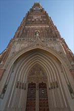 Tower with entrance portal