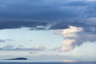 Cloud formation over the North Sea with Copinsay Island