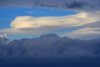 Dark clouds over Vulcano Island
