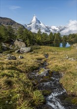 Snow-covered Matterhorn