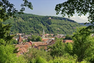 View onto lower town