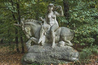 Virgin on Unicorn