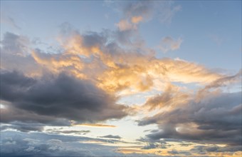 Cloud at sunset