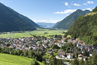 View to the village Sand in Taufers