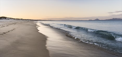 Beach at sunset