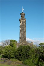 Calton Hill with Nelson Monument