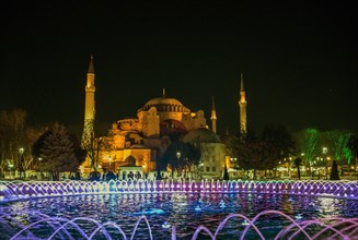 Hagia Sophia by night