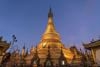 Golden Stupa at dusk