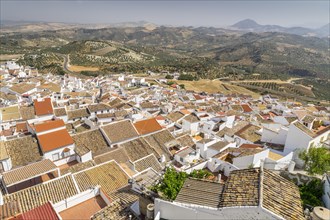 View over the white village