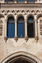 Arched windows on the facade