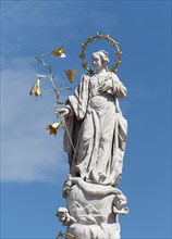 Statue of Virgin Mary and St. John of Nepomuk