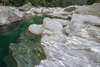 The Verzasca mountain river