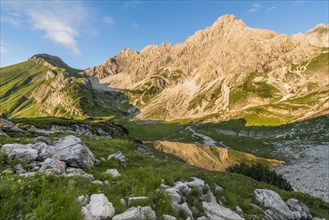 Mountains in the evening light