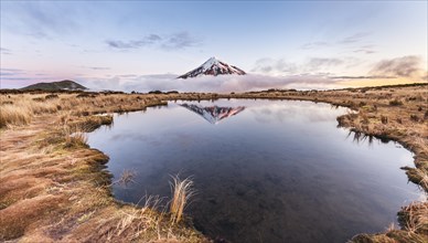 Reflection in Pouakai Tarn lake