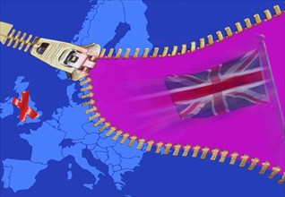British flag leaves Europe