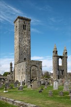 St Rule's Tower and ruins of St Andrews Cathedral