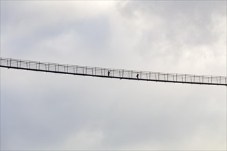 The suspension bridge Highline 179 near Reutte