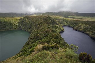 Caldeira Comprida and Caldeira Funda crater lakes
