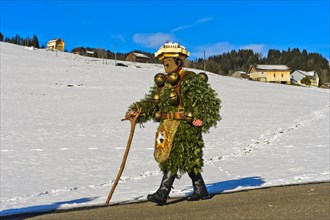 Naturchlaus goes from house to house on New Year's Eve Urnasch