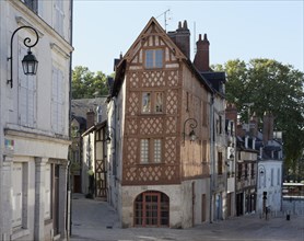 Medieval half-timbered building