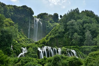 Man-made waterfall