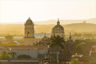 View of historic centre from the tower of the Cathedral Nuestra senora de la Asuncion