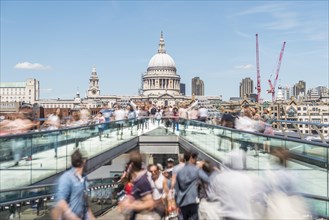 Millenium Bridge and St. Paul's Cathedral