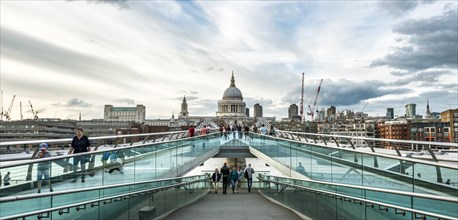 Millenium Bridge and St. Paul's Cathedral