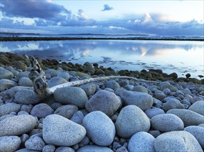 Granite stones on coast