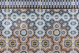Wall mosaics at Salat Al Azama