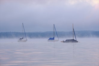 Morning atmosphere on Lake Starnberg