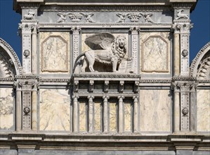 Venetian lion on facade