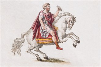 Roman general on horseback