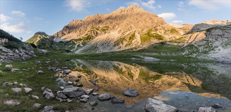 Mountains in the evening light