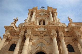 Facade of the Cathedral Santa Maria delle Colonne