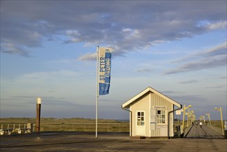 Ticket booth at the pier of St. Peter-Ording
