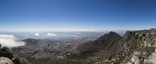 View from Table Mountain of Cape Town