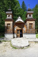Russian chapel on the Vrsic Pass