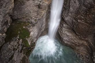 Waterfall of Johnston Creek in Johnston Canyon