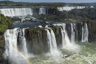 View of the Iguazu Falls from the Brazilian side