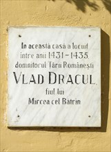 Birthplace Vlad Dracula