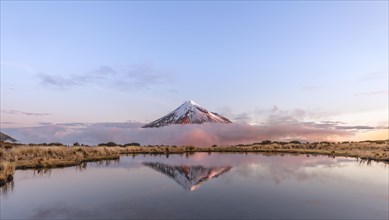 Reflection in Pouakai Tarn lake