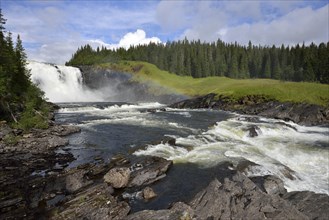 Tannforsen Waterfall