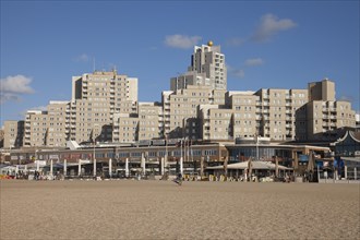 Skyscrapers on the beach