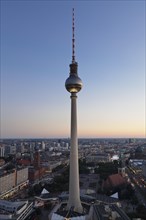 View from the Hotel Park Inn on Alexanderplatz with TV tower