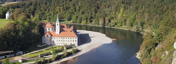 Monastery Weltenburg on the Danube in Kelheim