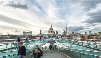 Millenium Bridge and St. Paul's Cathedral