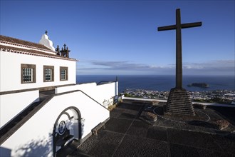 View from Ermida de Nossa Senhora da Paz to Vila Franca do Campo