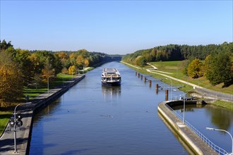 River cruise ship on Main-Danube-Canal